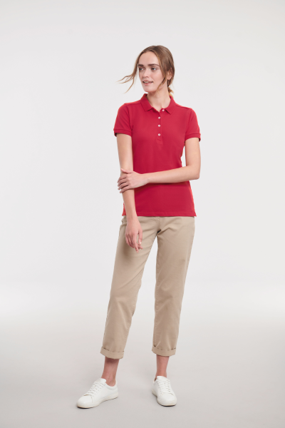 Russell Ladies Stretch Polo