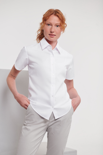 Russell Ladies SSL Easy Care Oxford Shirt