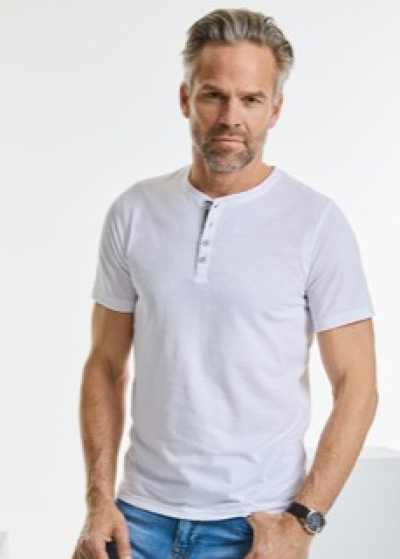 Russell Men's Henley HD Tee