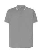 Grey Melange/White